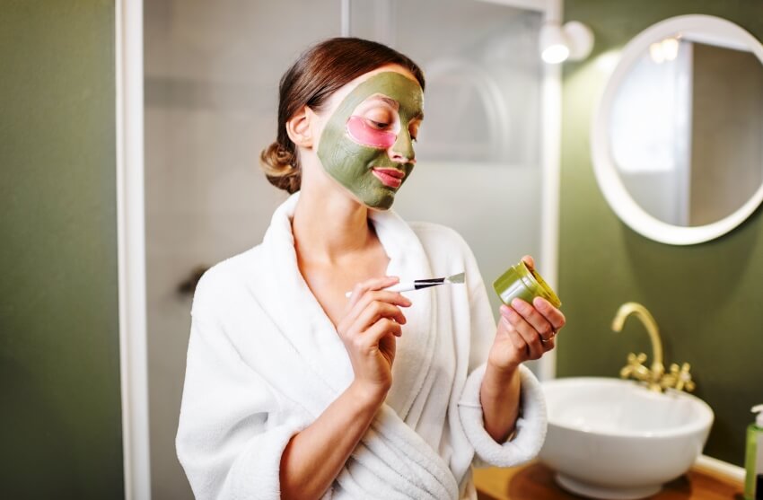 benefits of microgreens for skin - facial microgreen mask