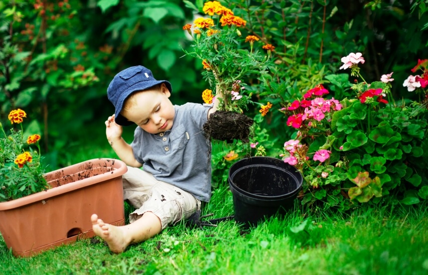 garden safety for kids