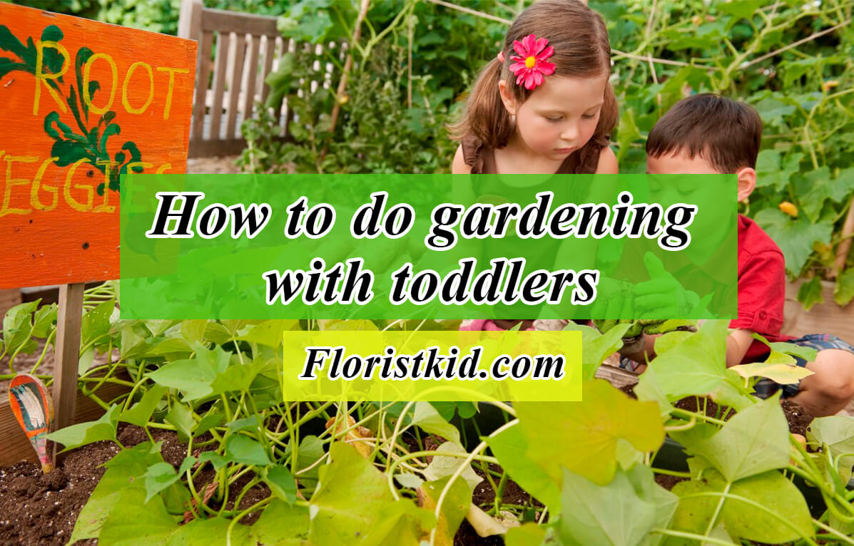 How to do gardening with toddlers