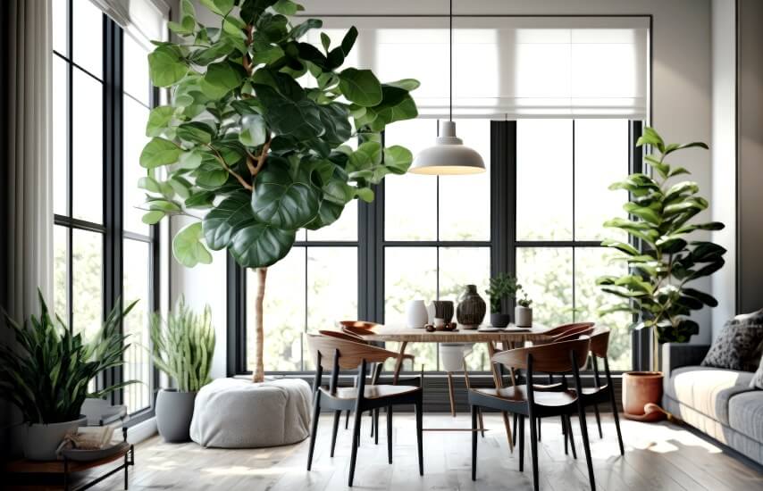 fiddle leaf fig in house