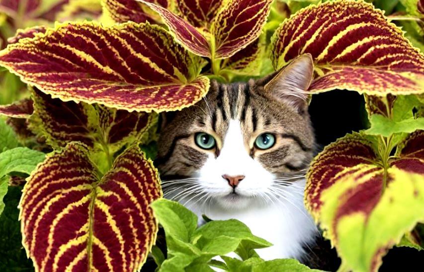 Coleus plant is toxic to cats