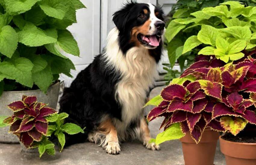 Coleus plant is toxic to dogs