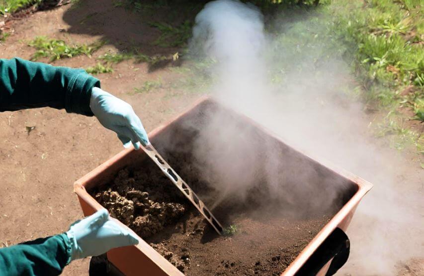 soil sterilization with steam