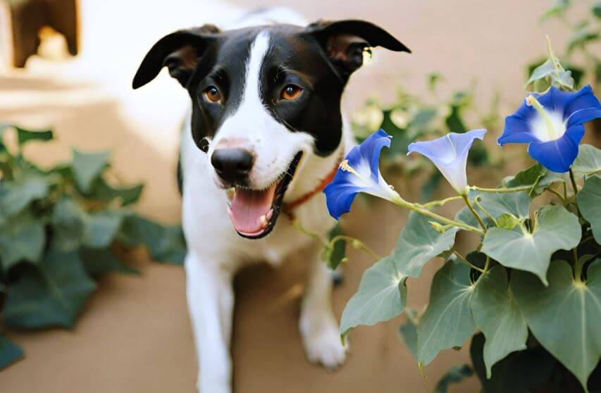  morning glories are poisonous to dogs