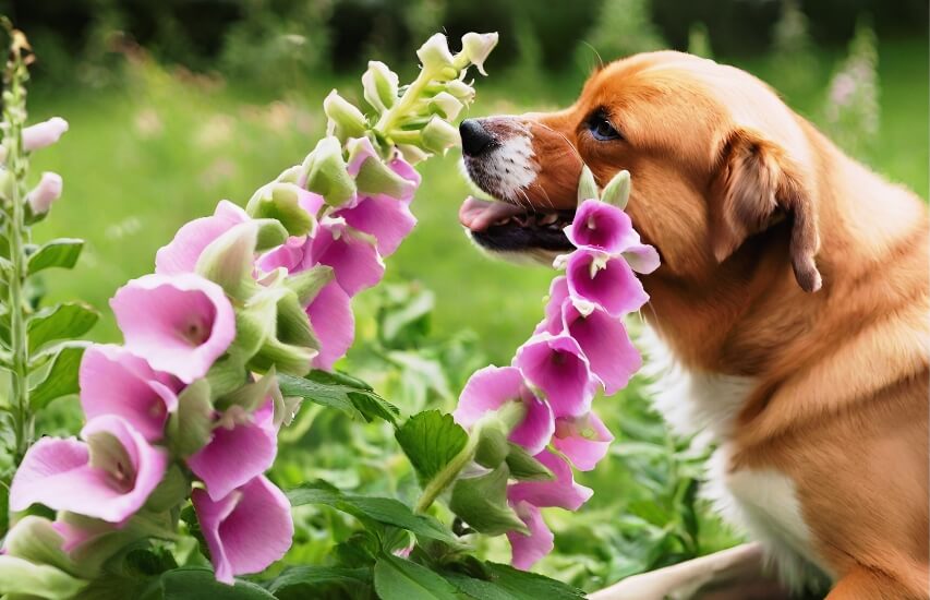 foxgloves are poisonous to dogs