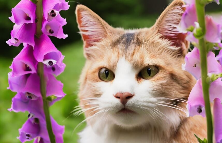 foxgloves are poisonous to cats