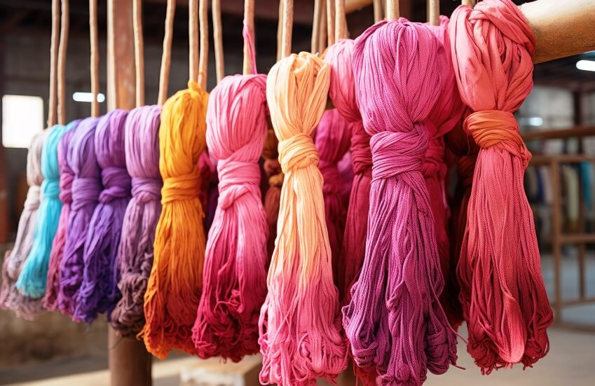 dyeing wool